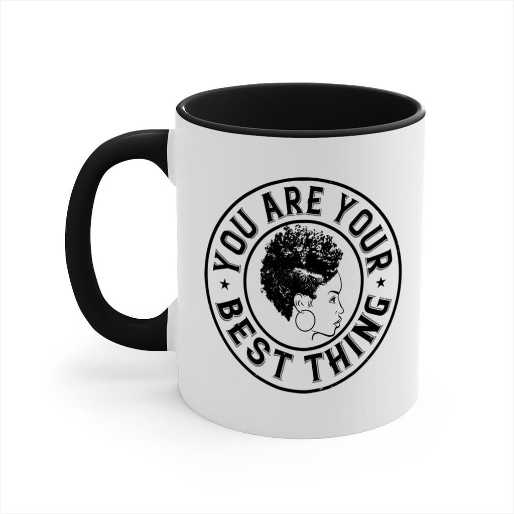 You are your best thing Style 42#- Afro - Black-Mug / Coffee Cup
