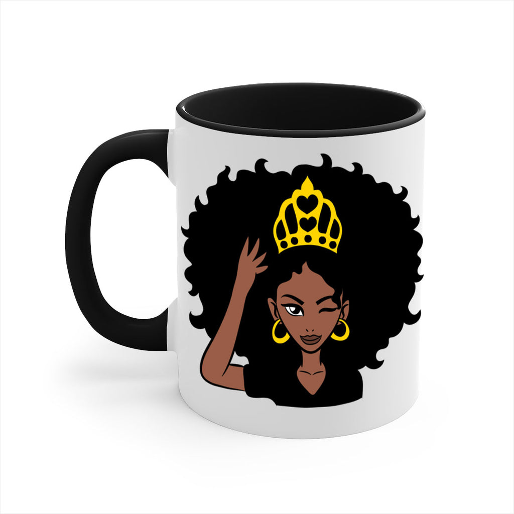 afro queen crown 72#- Black women - Girls-Mug / Coffee Cup