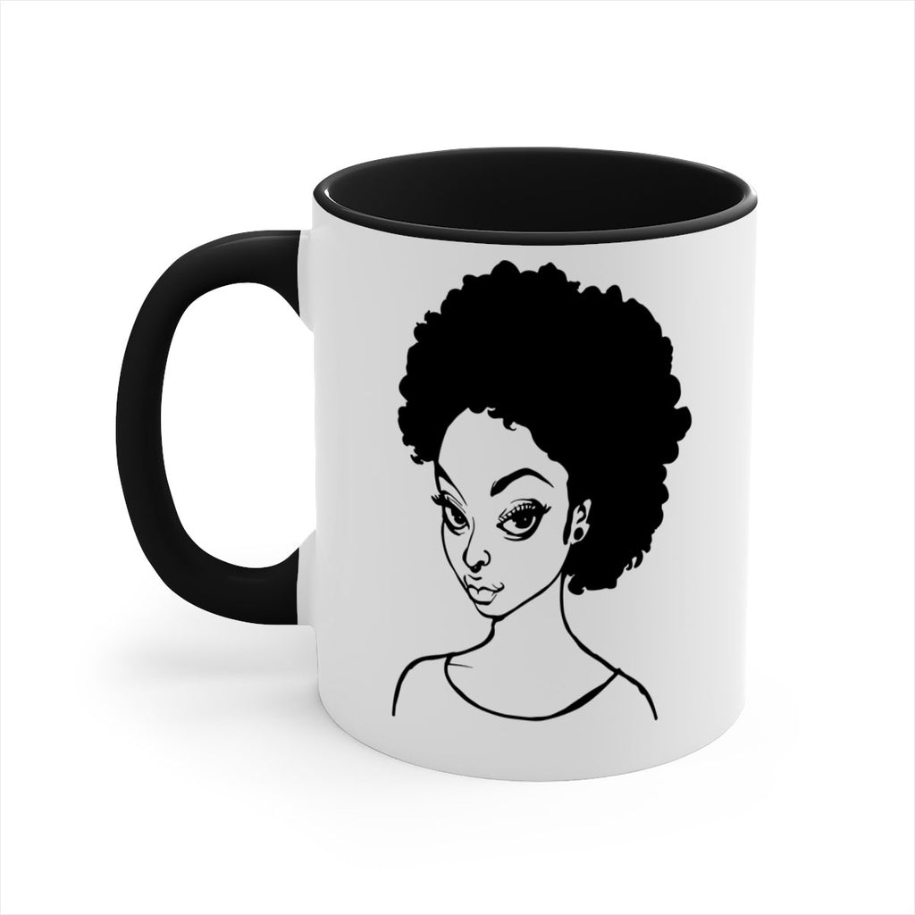 afro woman girl lady 68#- Black women - Girls-Mug / Coffee Cup