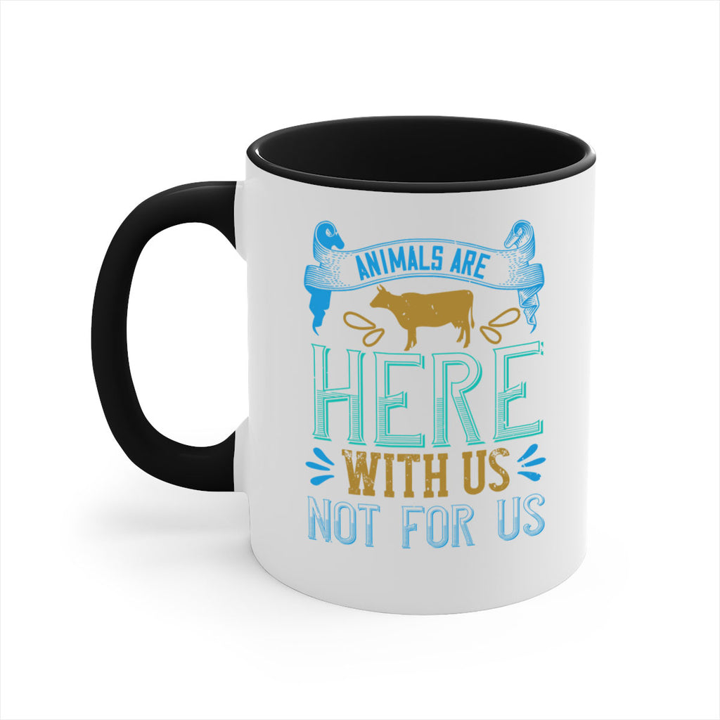 animals are here with us not for us 93#- vegan-Mug / Coffee Cup
