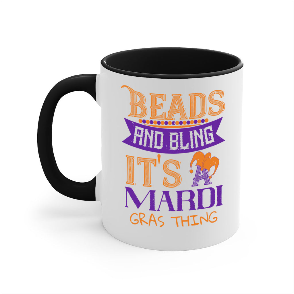 beads and bling its a mardi gras thing 51#- mardi gras-Mug / Coffee Cup