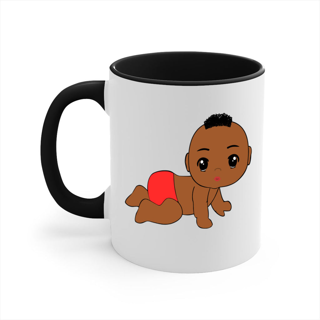black baby boy 5#- Black men - Boys-Mug / Coffee Cup