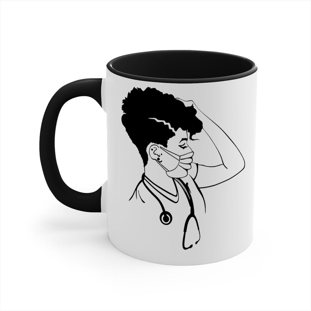 black nurse 3#- Black women - Girls-Mug / Coffee Cup