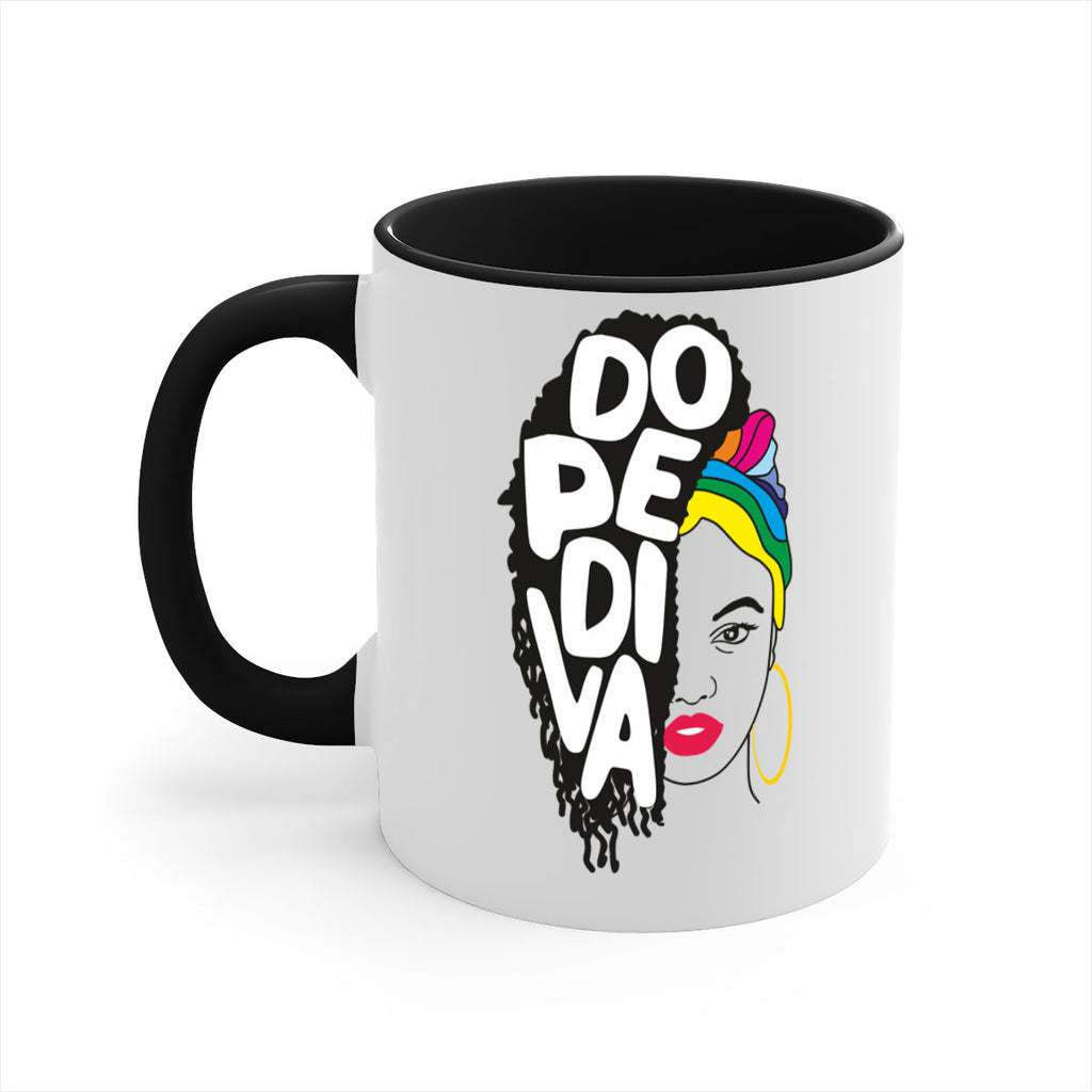 dope diva 5#- Black women - Girls-Mug / Coffee Cup