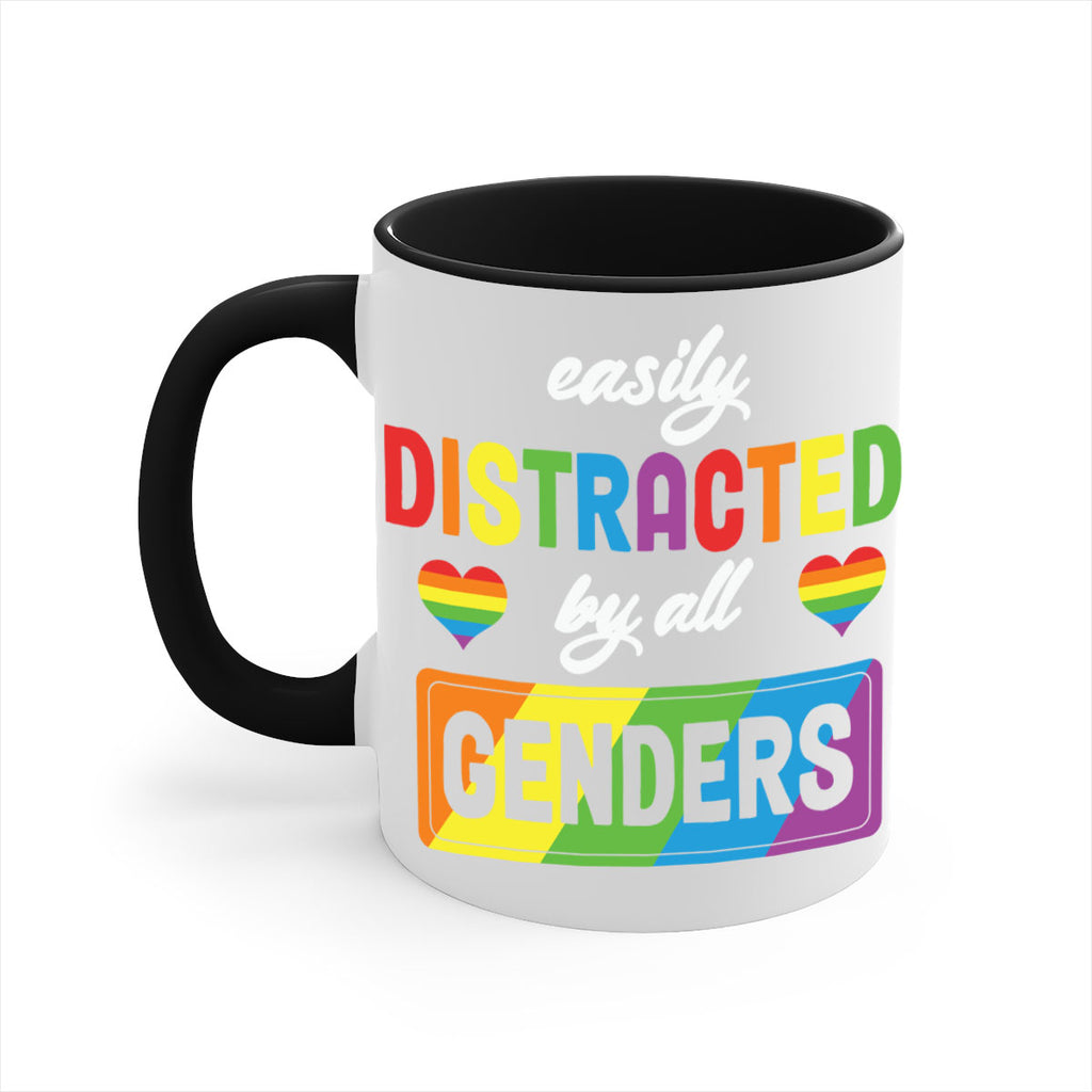 easily distracted by all genders lgbt 142#- lgbt-Mug / Coffee Cup