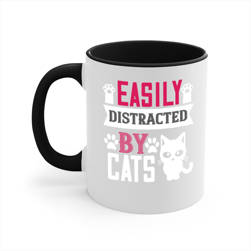 easily distracted by cats Style 47#- cat-Mug / Coffee Cup