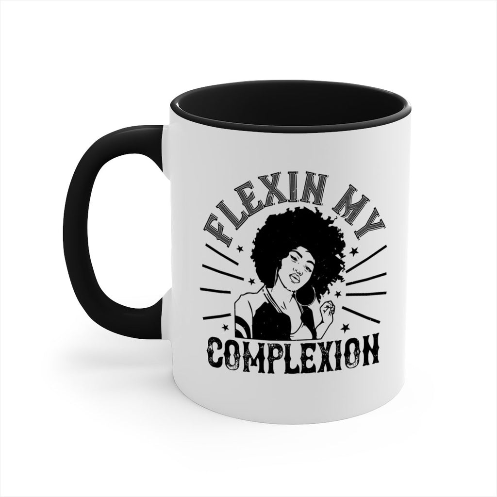 flexin my complexion Style 34#- Afro - Black-Mug / Coffee Cup