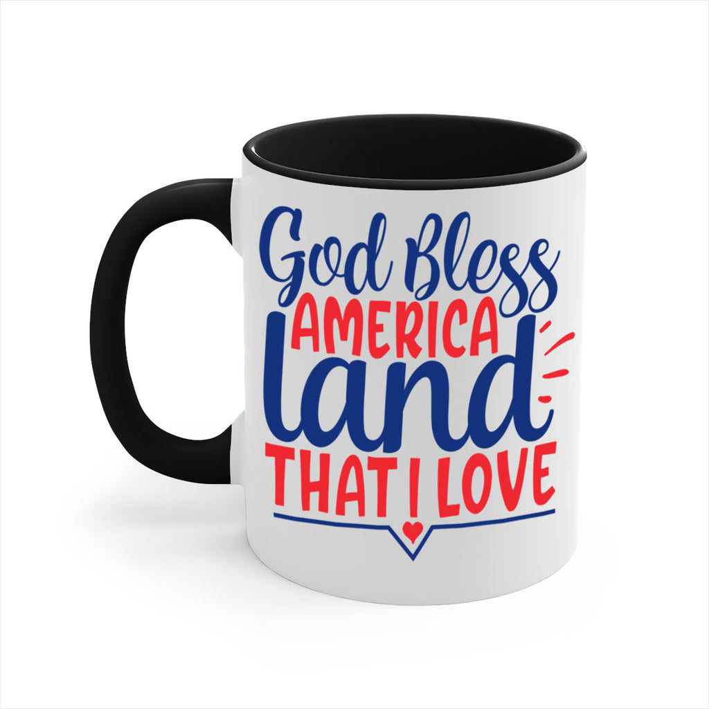 god bless america land that i love Style 54#- 4th Of July-Mug / Coffee Cup