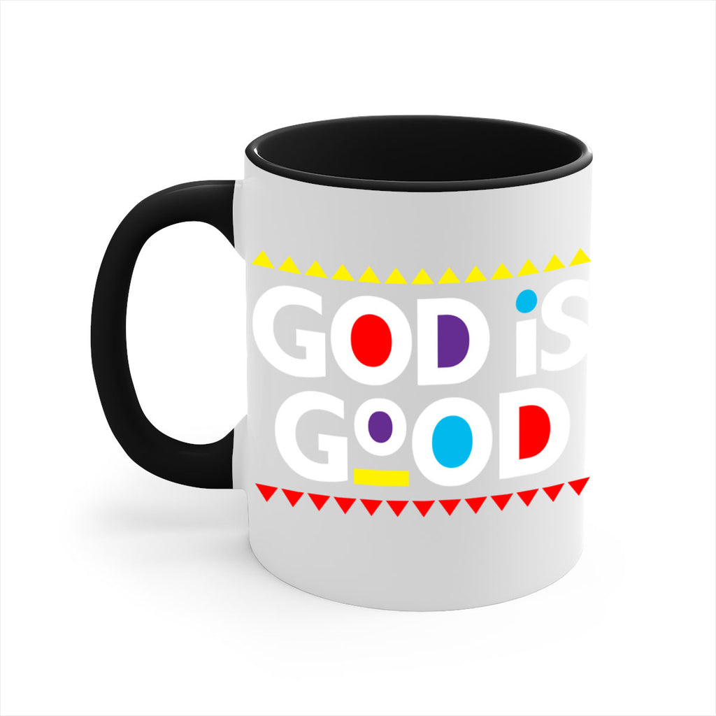 god is good 143#- black words - phrases-Mug / Coffee Cup