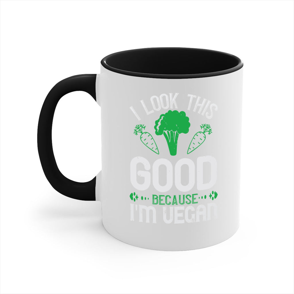 i look this good because im vegan 47#- vegan-Mug / Coffee Cup