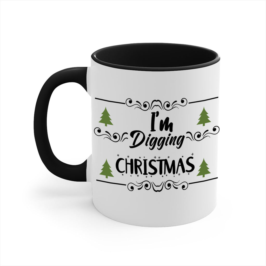 i m digging christmas style 338#- christmas-Mug / Coffee Cup