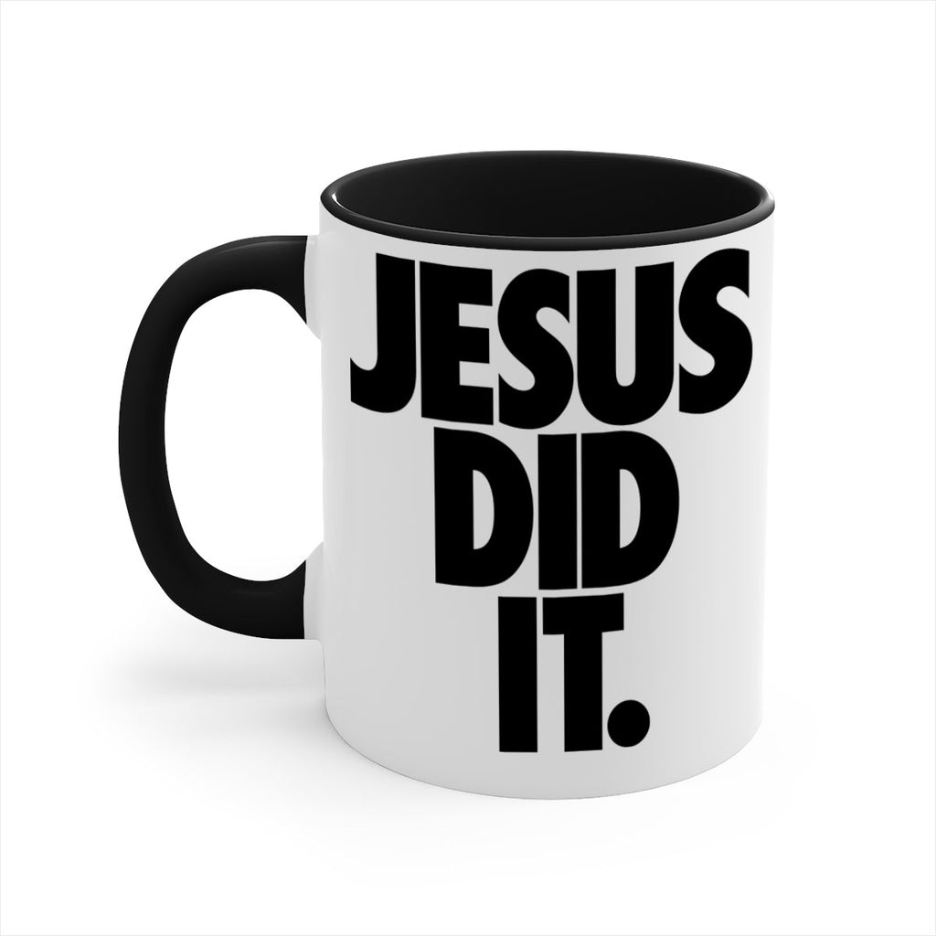 jesus did it 102#- black words - phrases-Mug / Coffee Cup