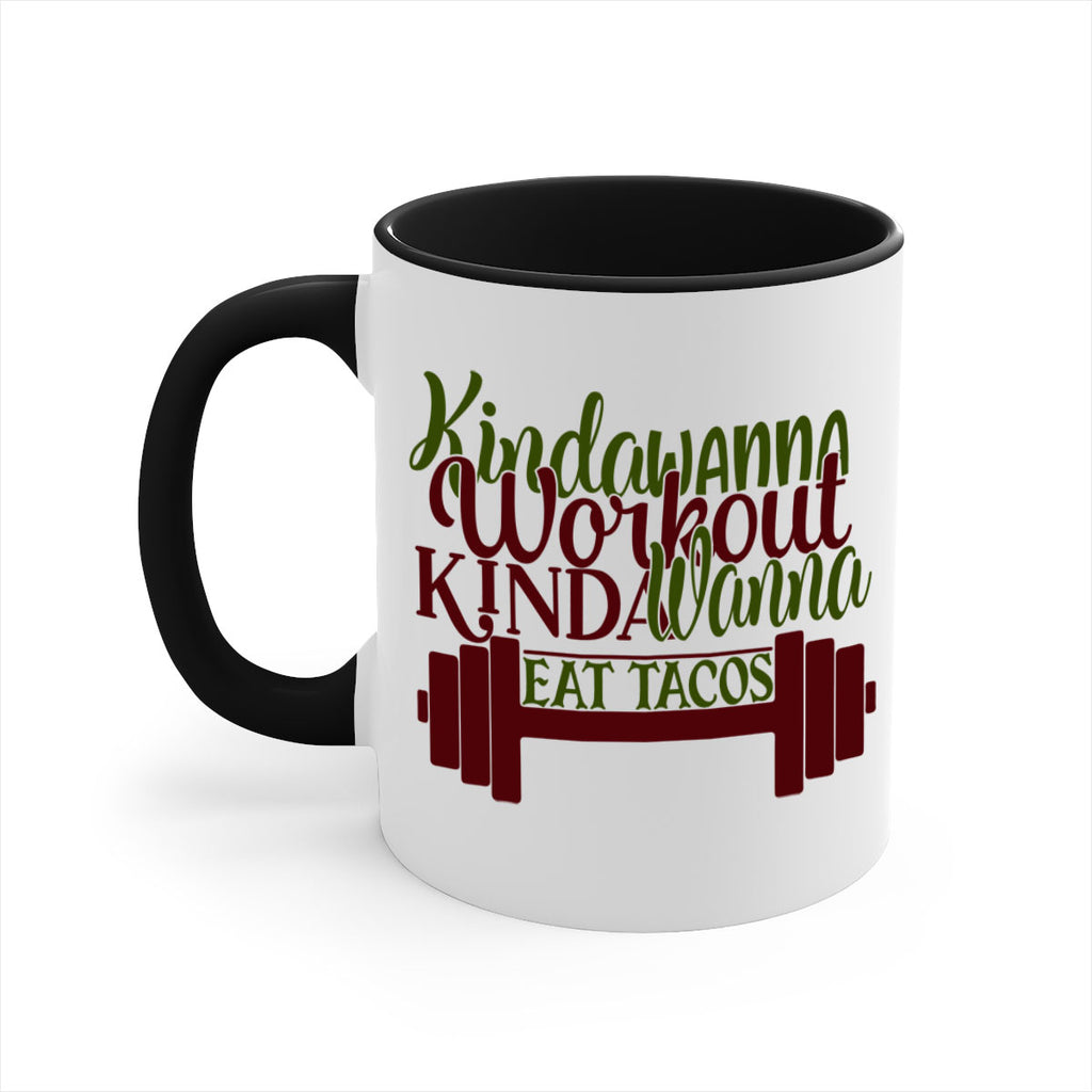 kinda wanna workout kinda wanna eat tacos 36#- gym-Mug / Coffee Cup