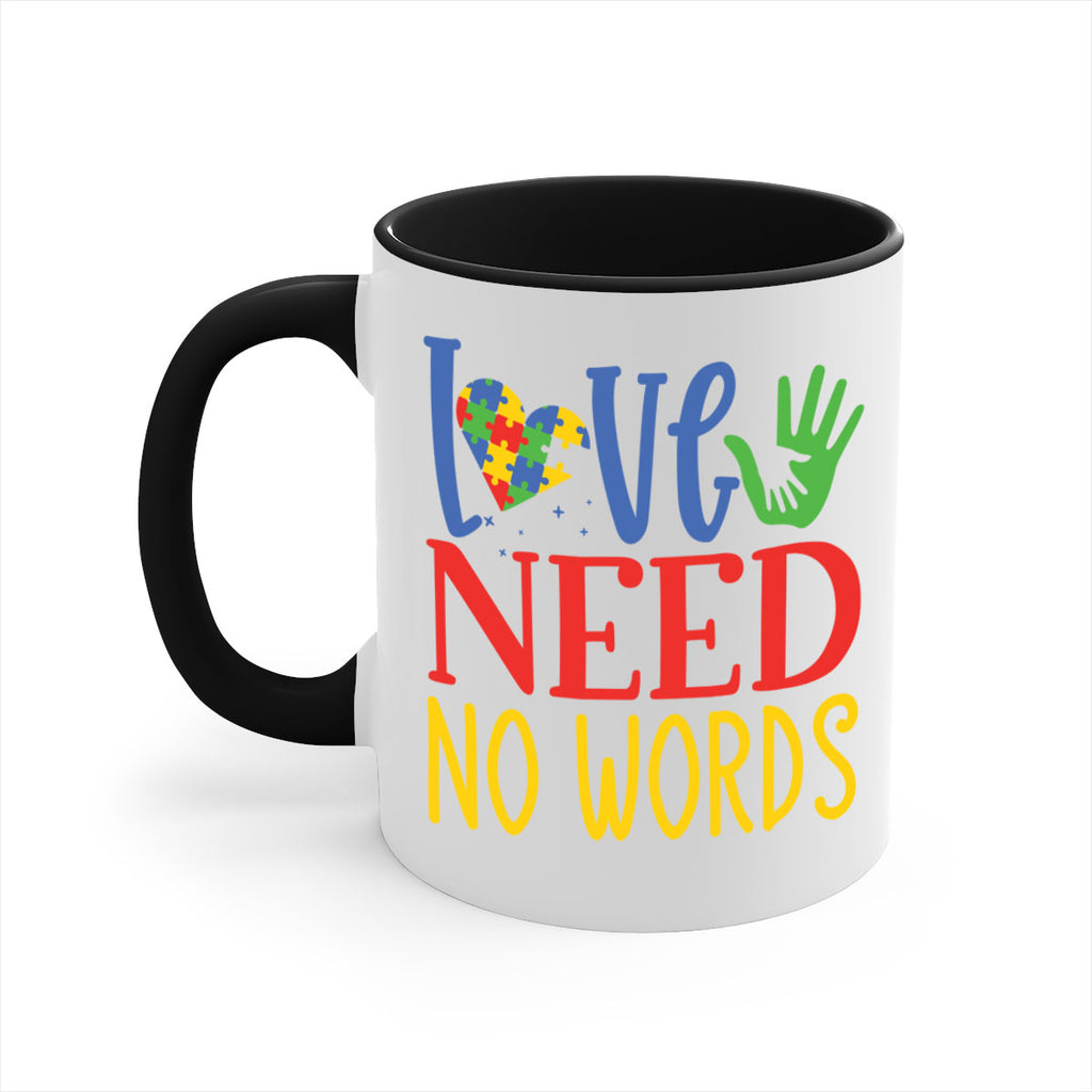 love need no words Style 28#- autism-Mug / Coffee Cup
