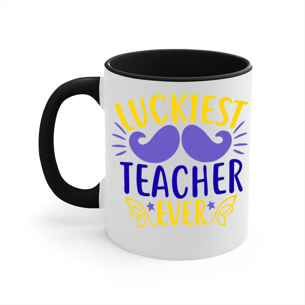 luckiest teacher ever 12#- mardi gras-Mug / Coffee Cup