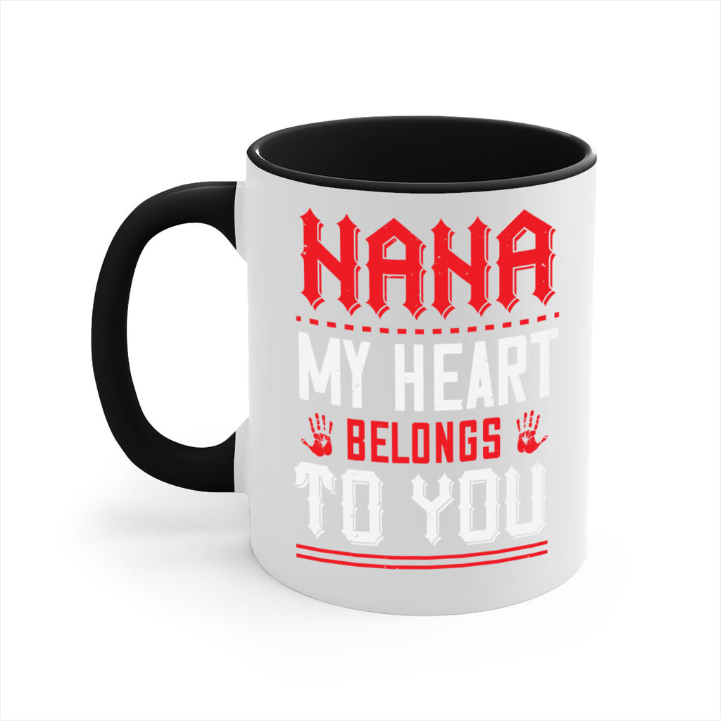 nana MY HEART 7#- grandma-Mug / Coffee Cup