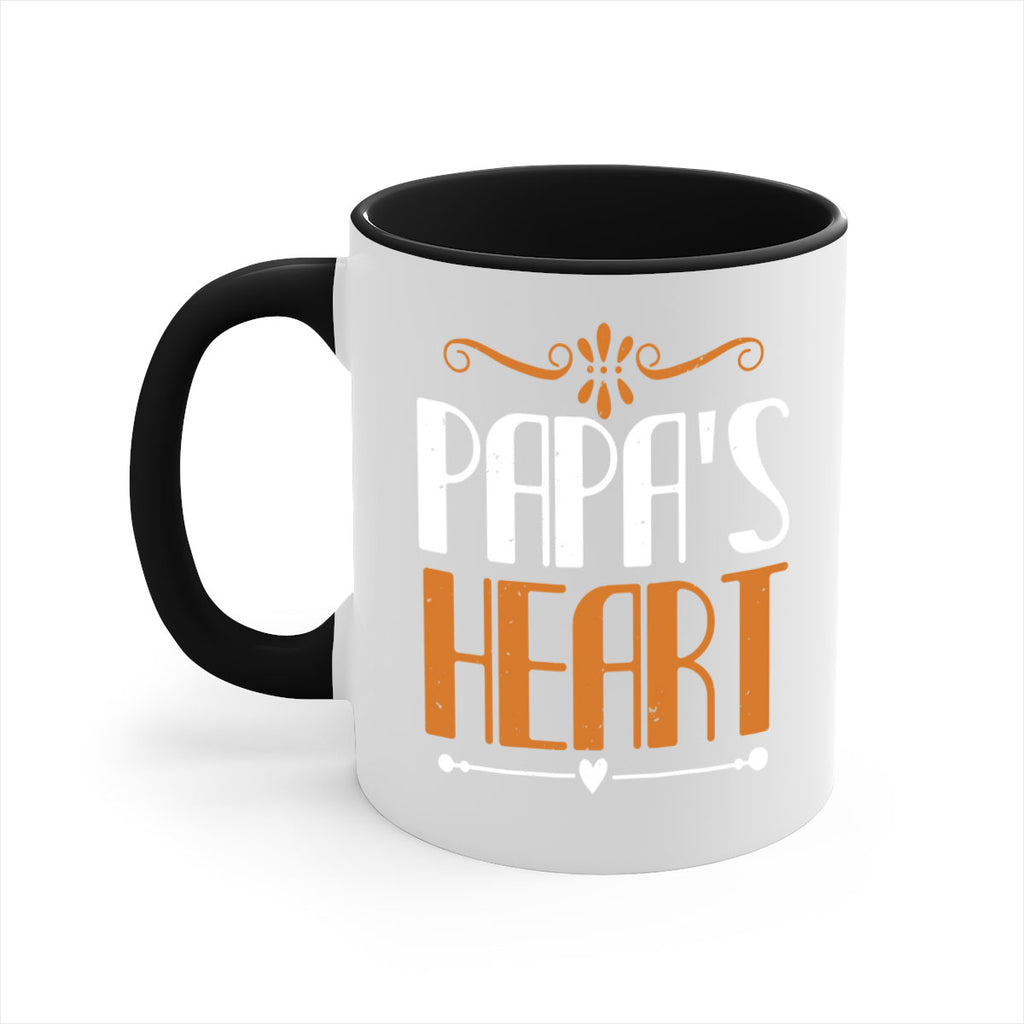 papas heart 13#- grandpa-Mug / Coffee Cup