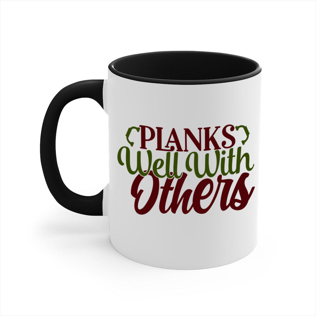 planks well with others 25#- gym-Mug / Coffee Cup