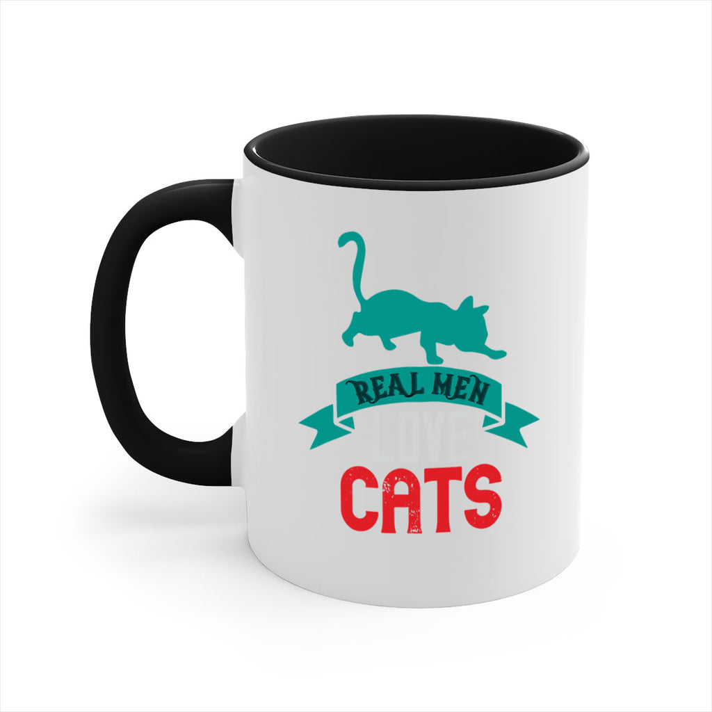 real man love cats o Style 112#- cat-Mug / Coffee Cup