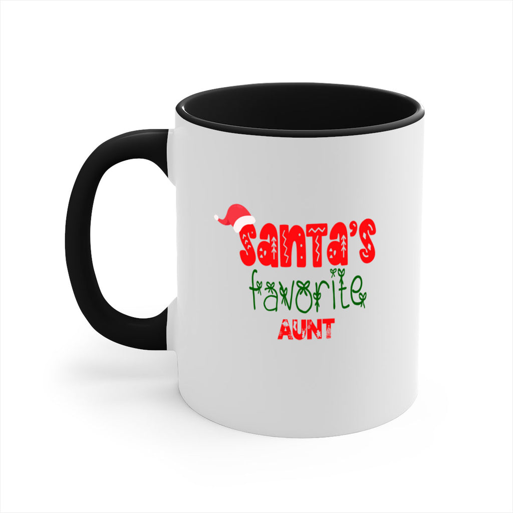 santas favorite aunt style 666#- christmas-Mug / Coffee Cup