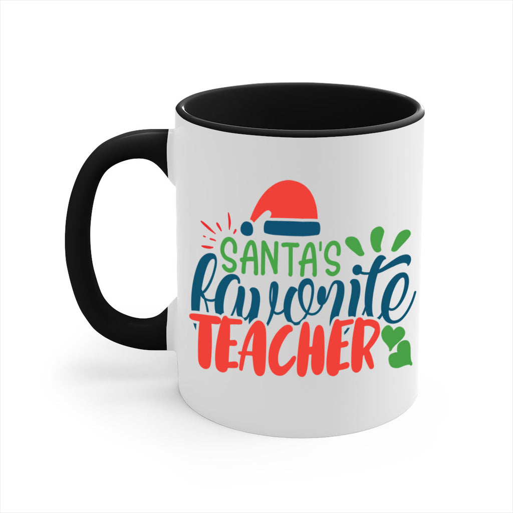 santas favorite teacher Style 151#- teacher-Mug / Coffee Cup