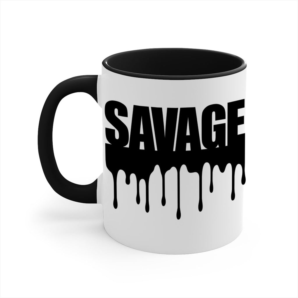 savage drip 41#- black words - phrases-Mug / Coffee Cup