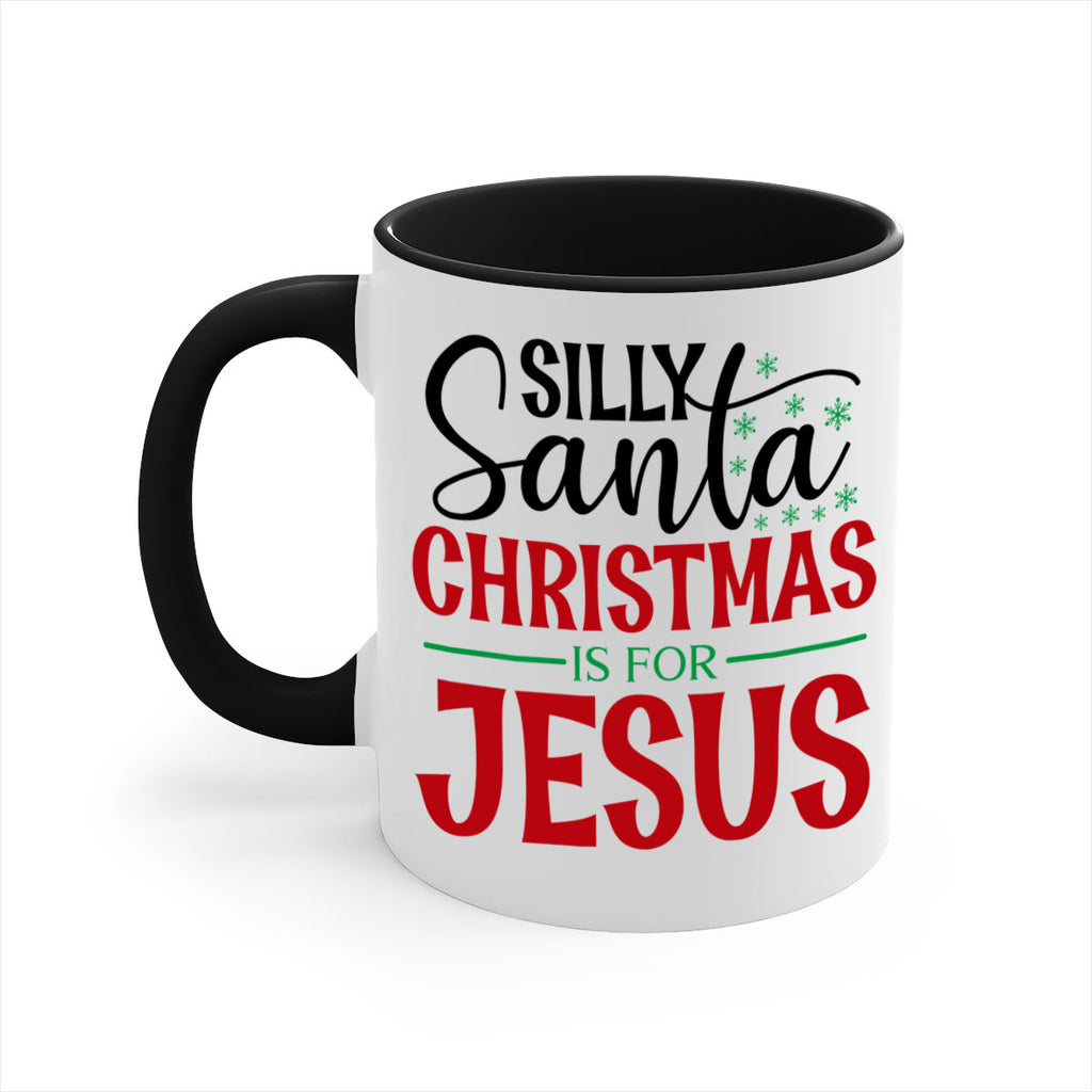 silly santa christmas is for jesus style 1174#- christmas-Mug / Coffee Cup