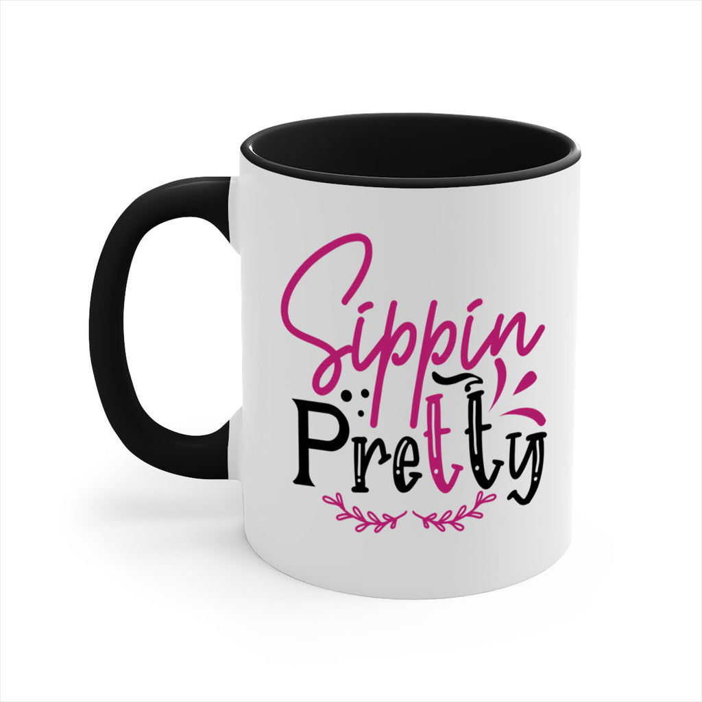 sippin pretty 161#- wine-Mug / Coffee Cup