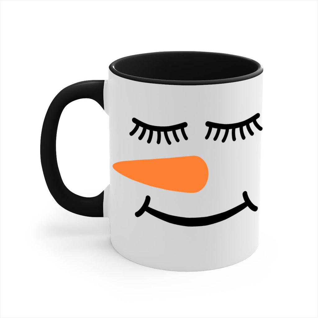 snowman face #- christmas-Mug / Coffee Cup
