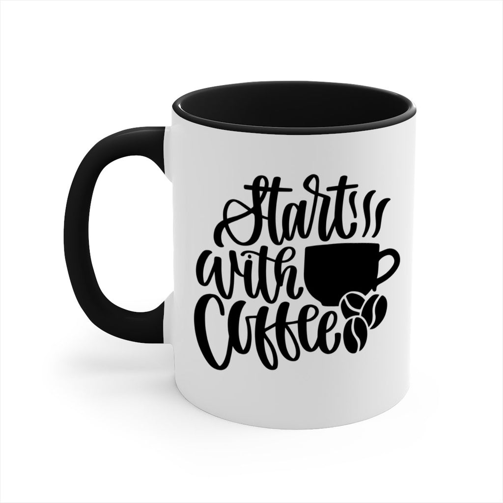 start with coffee 33#- coffee-Mug / Coffee Cup