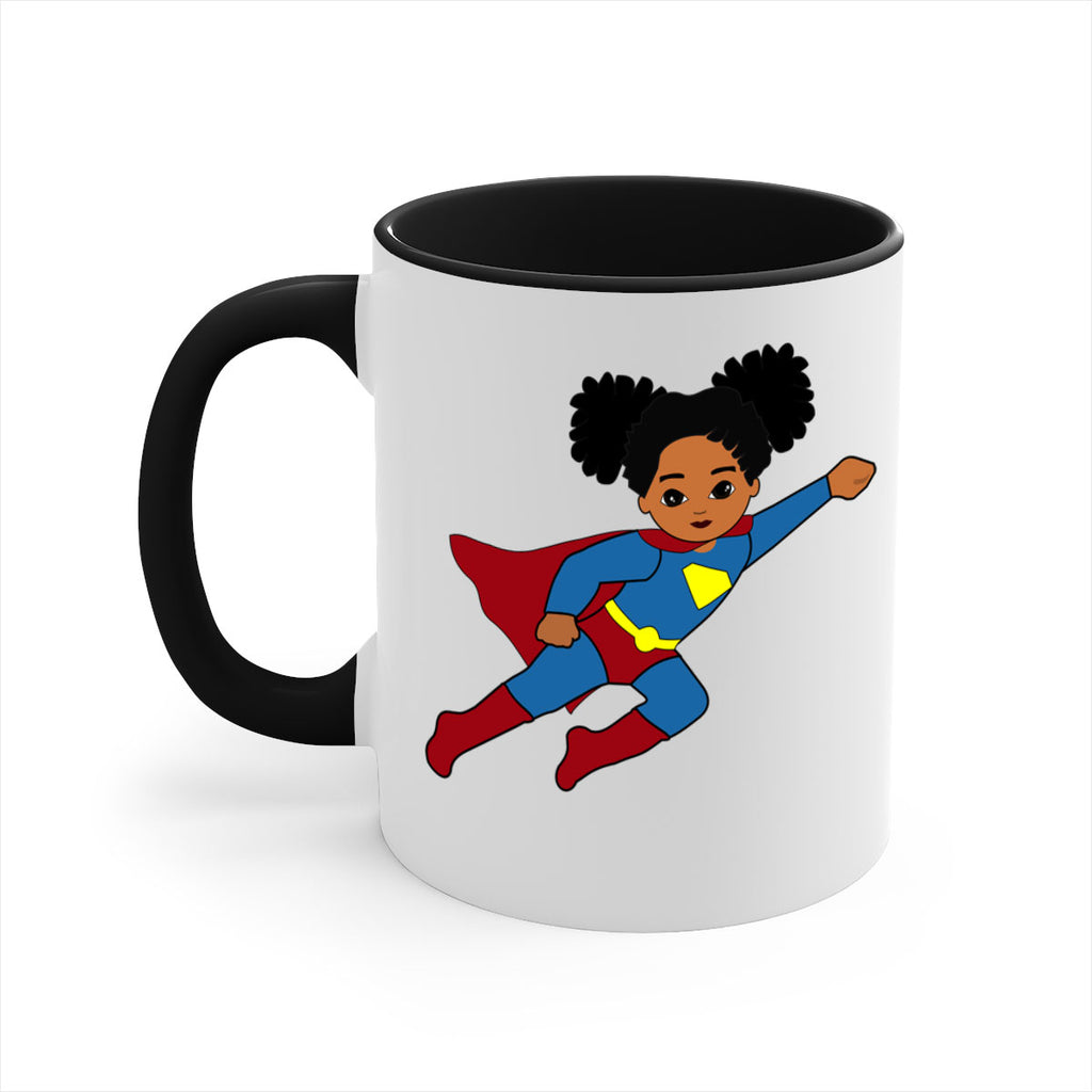 super kids girl 3#- Black women - Girls-Mug / Coffee Cup