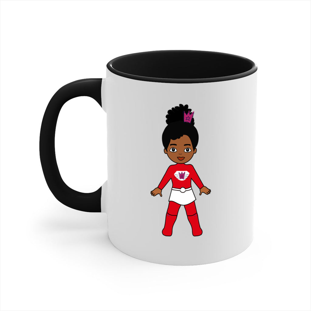 super kids girl 5#- Black women - Girls-Mug / Coffee Cup