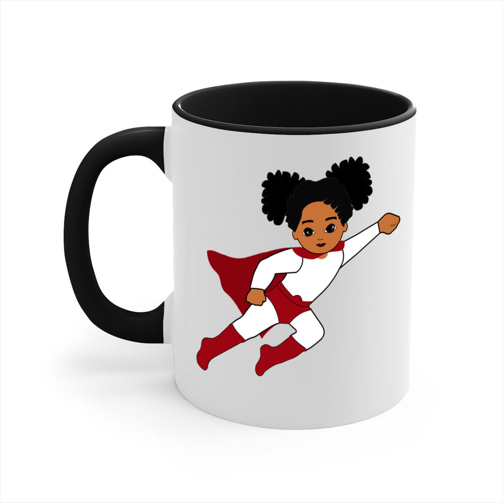 super kids girl 6#- Black women - Girls-Mug / Coffee Cup
