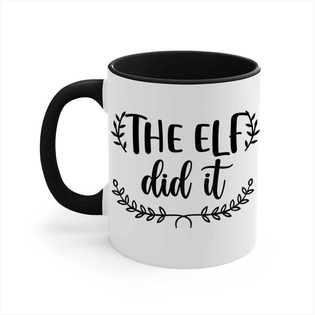 the elf did it style 1196#- christmas-Mug / Coffee Cup