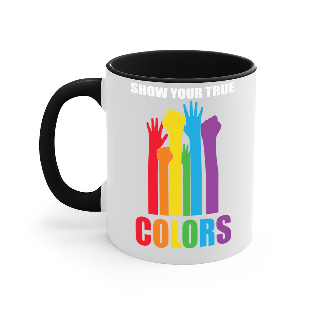 true colors rainbow pride flag lgbt 9#- lgbt-Mug / Coffee Cup