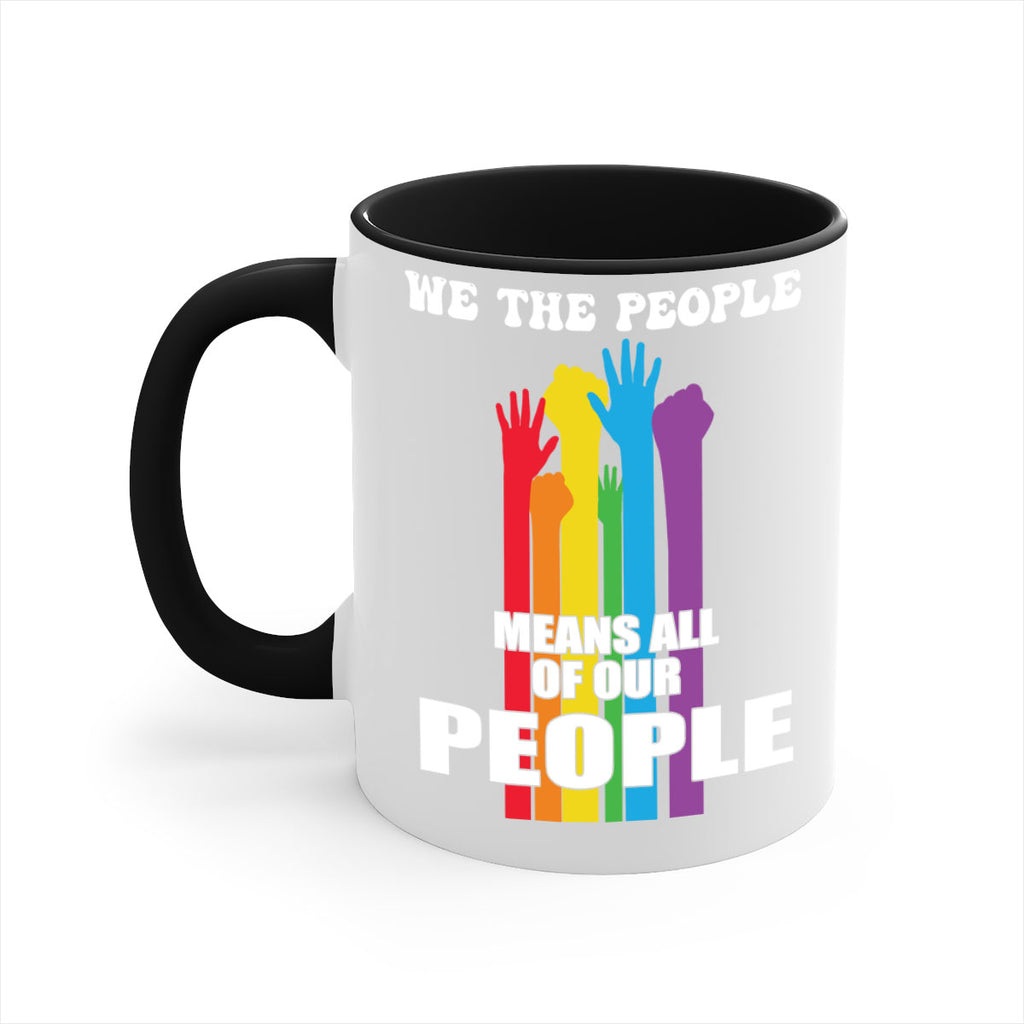 we the people means all lgbt 4#- lgbt-Mug / Coffee Cup