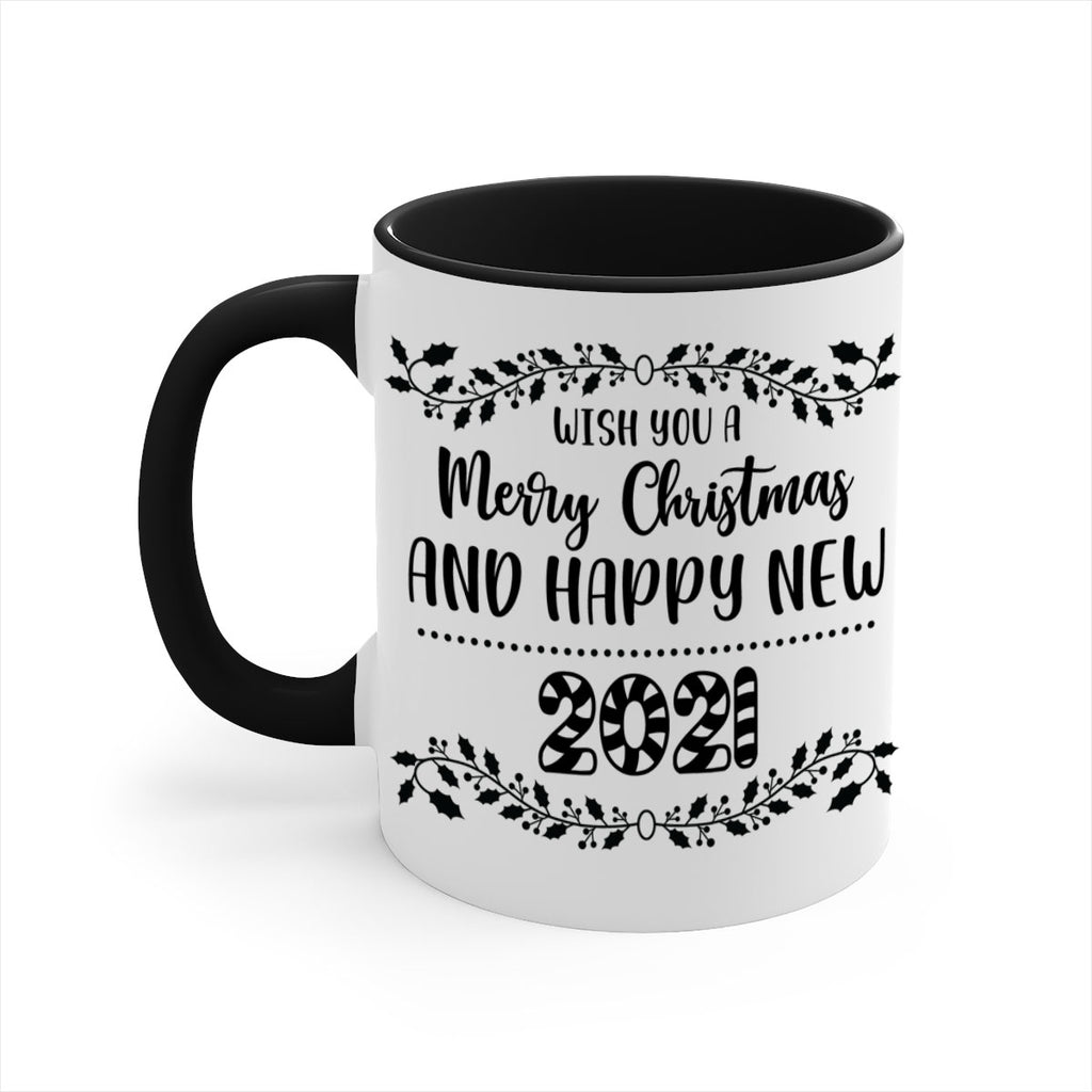 wish you a merry christmas and happy new year style 1242#- christmas-Mug / Coffee Cup