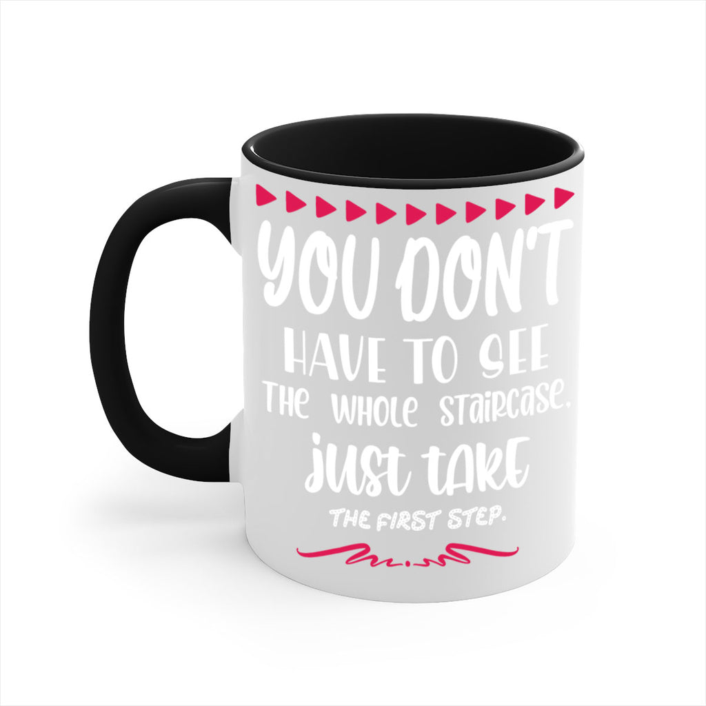 you don't have to see the whole staircase, just take the first step style 1250#- christmas-Mug / Coffee Cup
