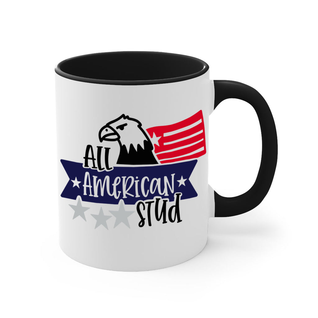 All American Stud Style 142#- 4th Of July-Mug / Coffee Cup