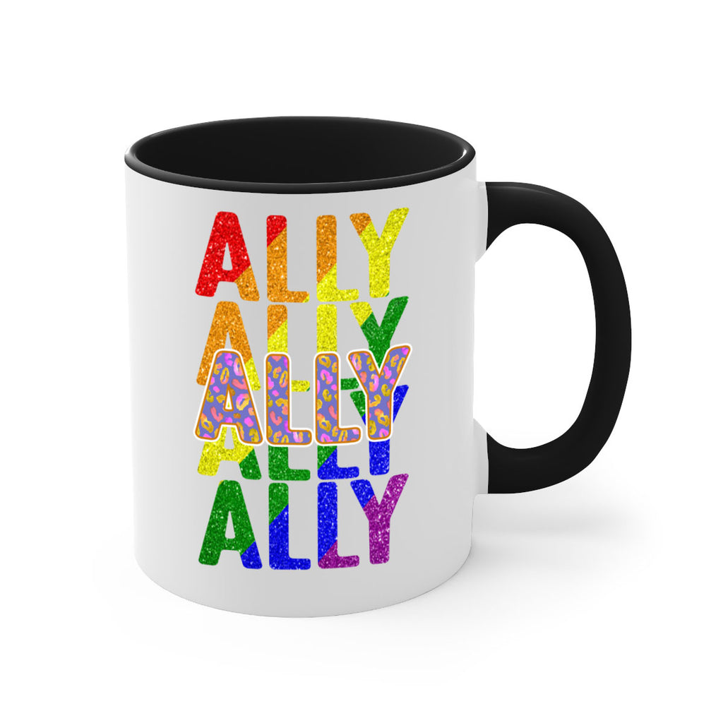 Ally Lgbt Pride Rainbow Flag Ally Png 22#- lgbt-Mug / Coffee Cup