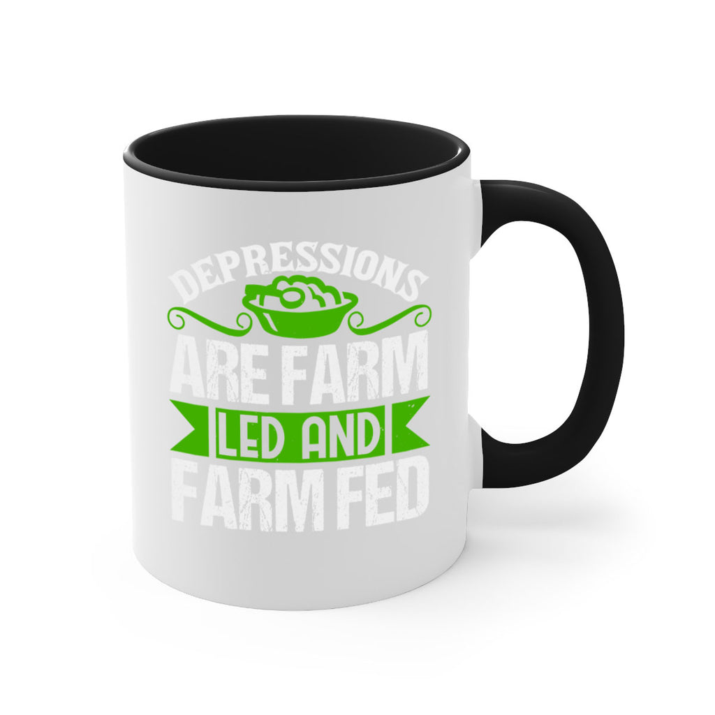 Depression are farm led and farmed 25#- Farm and garden-Mug / Coffee Cup