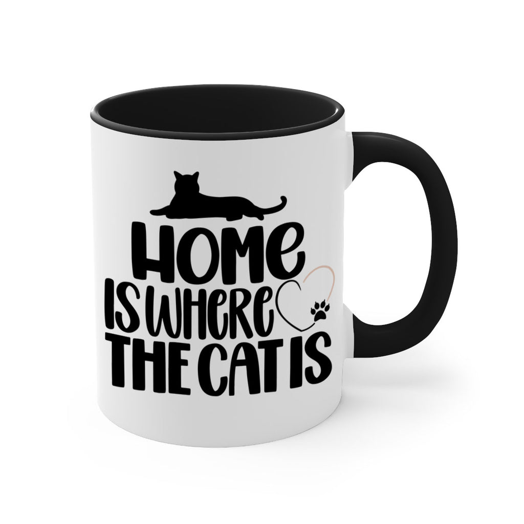 Home Is Where The Cat is Style 93#- cat-Mug / Coffee Cup