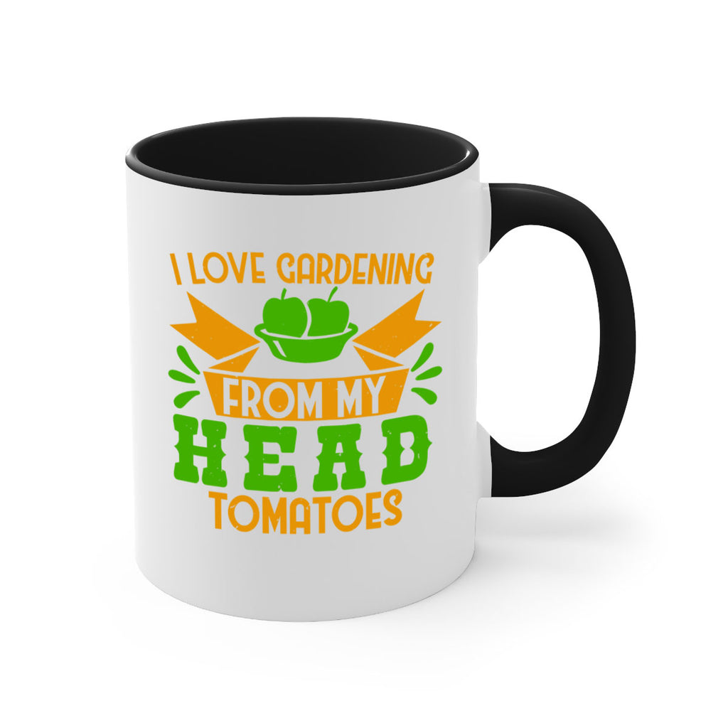 I love gardening from my head tomatoes 54#- Farm and garden-Mug / Coffee Cup