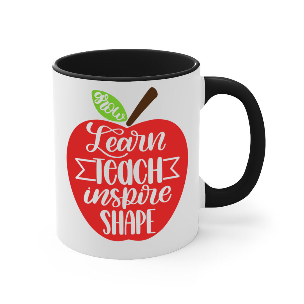 Learn Teach Inspire Shape Style 68#- teacher-Mug / Coffee Cup