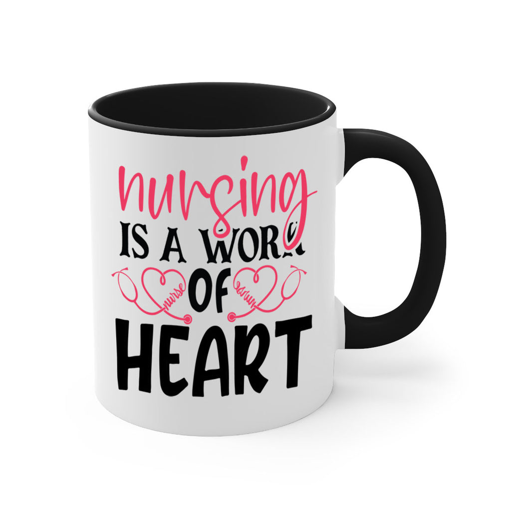 Nursing is a work of heart Style Style 70#- nurse-Mug / Coffee Cup