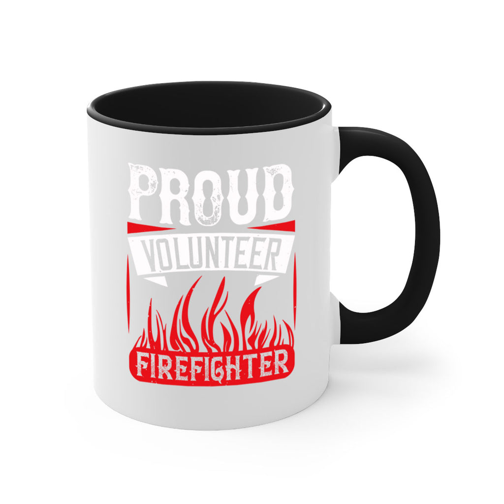 Proud Volunteer Firefighter Style 35#-Volunteer-Mug / Coffee Cup
