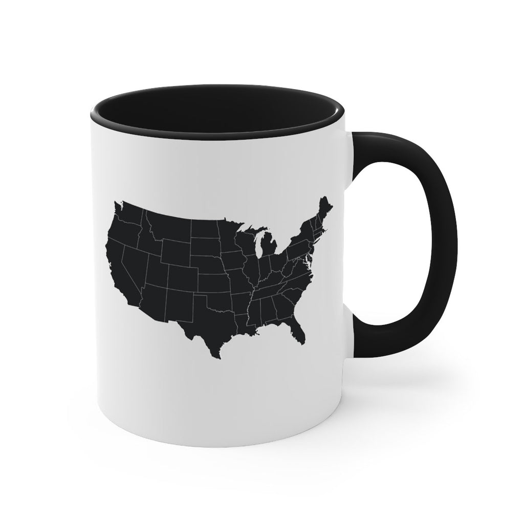 Separate Color Map Style 71#- 4th Of July-Mug / Coffee Cup