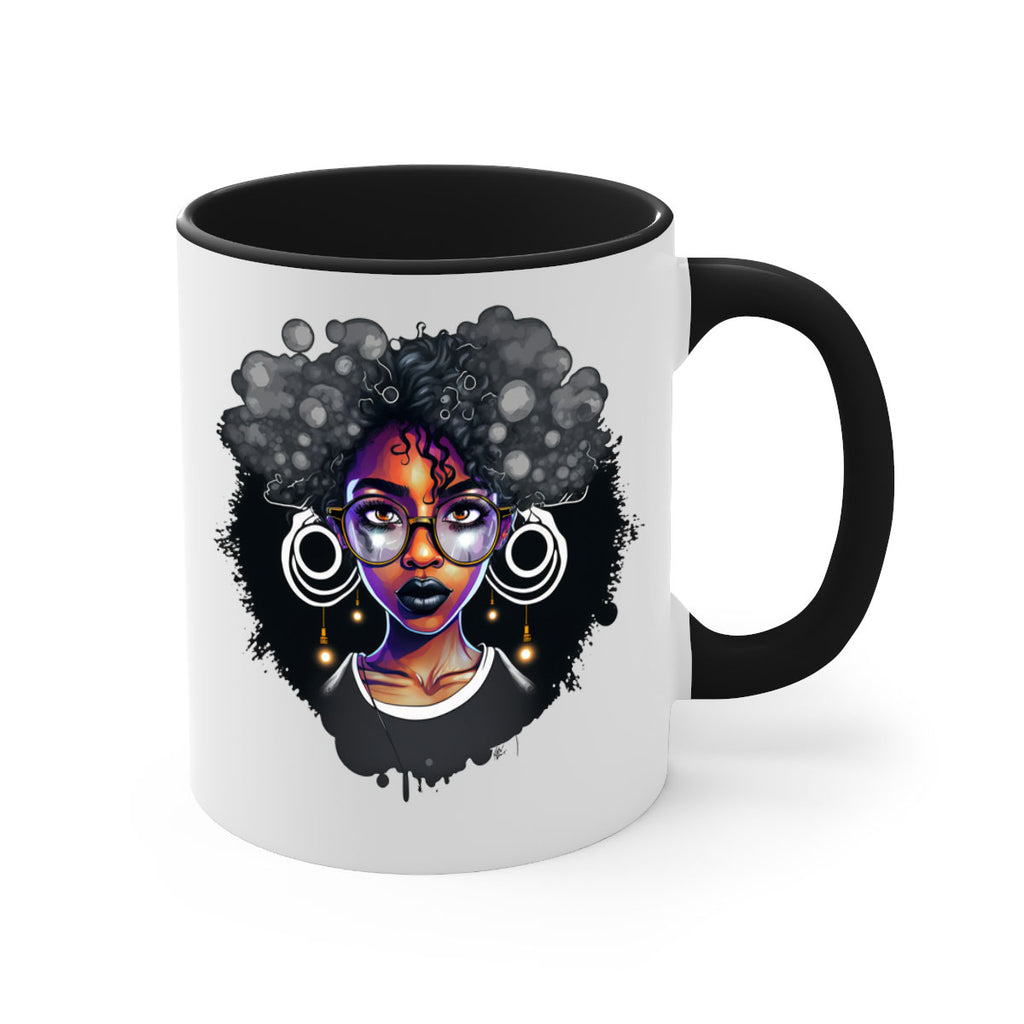 Sparkling Black Girl Design 10#- Black women - Girls-Mug / Coffee Cup