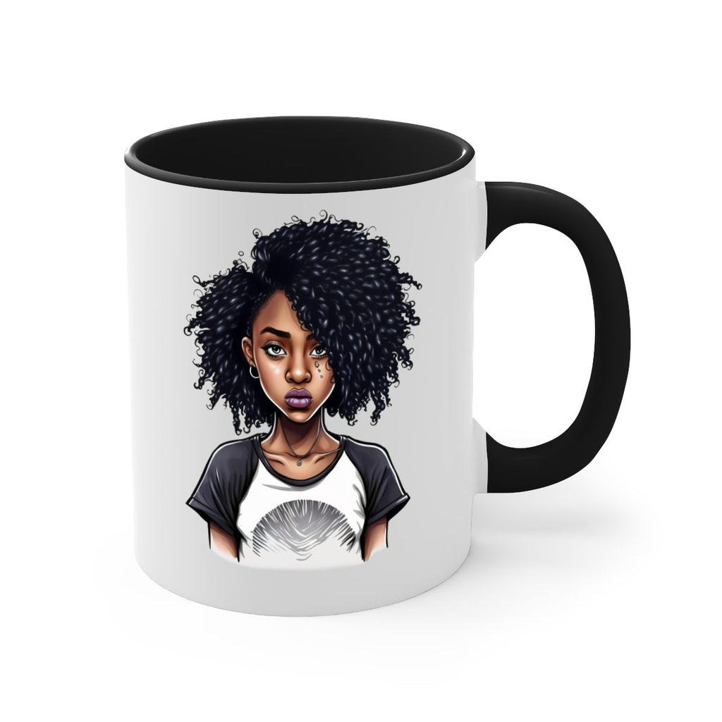 Sparkling Black Girl Design 18#- Black women - Girls-Mug / Coffee Cup