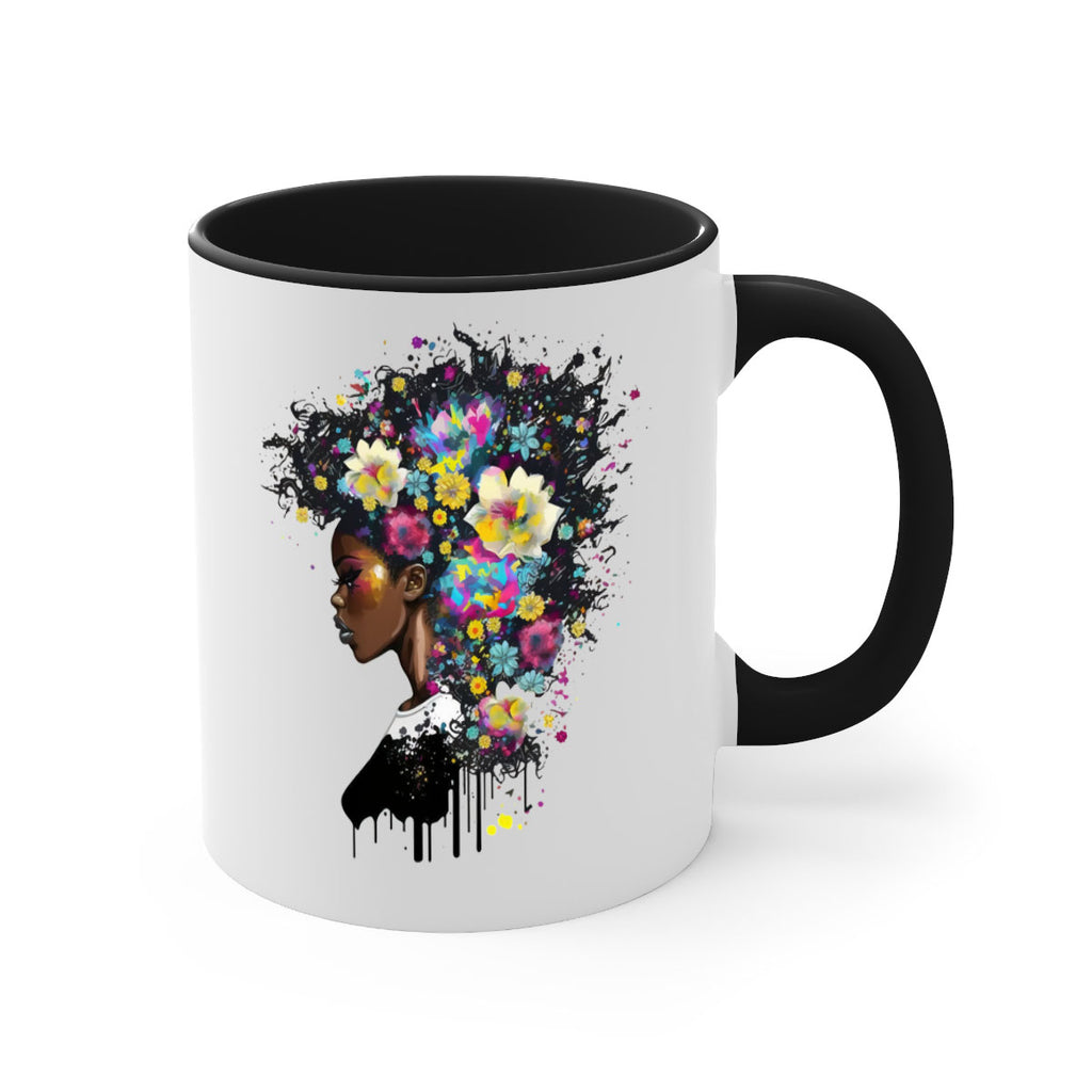 Sparkling Black Girl Design 2#- Black women - Girls-Mug / Coffee Cup